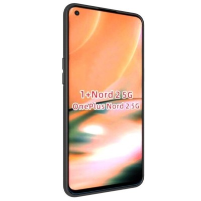 Твердый силиконовый чехол (TPU) для OnePlus Nord 2 - чёрный | Vacins.lv