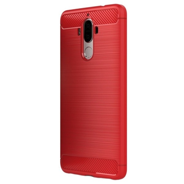 „Carbon“ твердый силиконовый чехол (TPU) - красный (Mate 9)