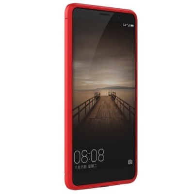 Huawei Mate 9 „Carbon“ твердый силиконовый чехол (TPU) - красный | Vacins.lv