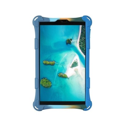 Samsung Galaxy Tab A7 Lite 8.7 2021 (T220, T225) „Popit“ Bubble Kickstand zils mīksta silikona (TPU) apvalks | Vacins.lv
