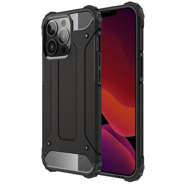 Pastiprinātas aizsardzības apvalks - melns (iPhone 13 Pro)