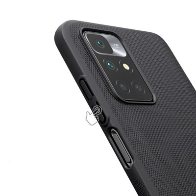Xiaomi Redmi 10 „Nillkin“ Frosted Shield черный пластиковый чехол | Vacins.lv