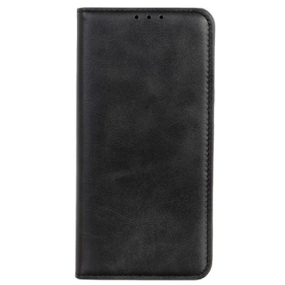 Samsung Galaxy A03s SM-A037G (166.5 x 75.98 x 9.14mm) „Split“ чёрный кожаный чехол-книжка | Vacins.lv