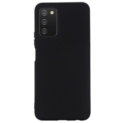 Samsung Galaxy A03s SM-A037G (166.5 x 75.98 x 9.14mm) Shell (TPU) твердый силиконовый чехол - чёрный | Vacins.lv