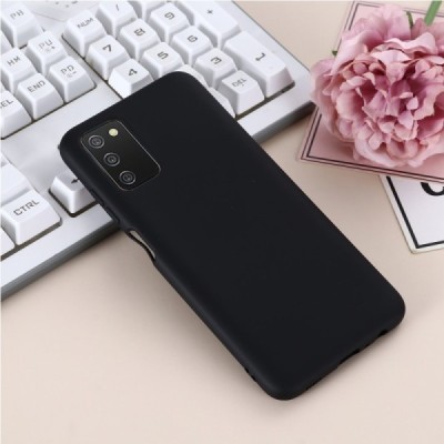 Samsung Galaxy A03s SM-A037G (166.5 x 75.98 x 9.14mm) „Shell“ cieta silikona (TPU) melns apvalks | vacins.lv