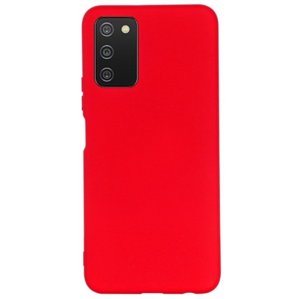 „Shell“ cieta silikona (TPU) apvalks - sarkans (Galaxy A03s)