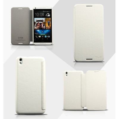 HTC Desire 816 „Kalaideng“ Enland ādas atvēramais balts futrālis / Vacins.lv