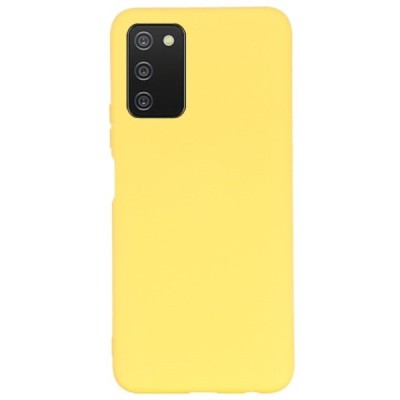 Samsung Galaxy A03s SM-A037G (166.5 x 75.98 x 9.14mm) Shell (TPU) твердый силиконовый чехол - жёлтый | Vacins.lv