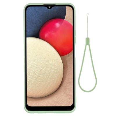 Samsung Galaxy A03s SM-A037G (166.5 x 75.98 x 9.14mm) „Shell“ cieta silikona (TPU) zaļš apvalks | Vacins.lv