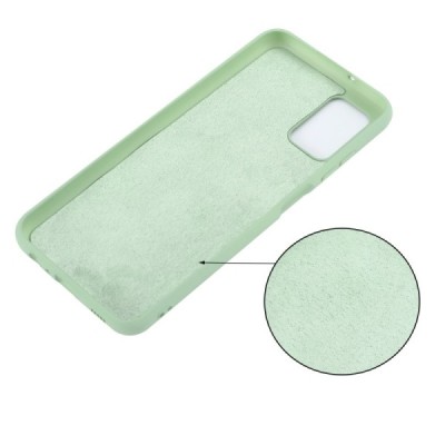 Samsung Galaxy A03s SM-A037G (166.5 x 75.98 x 9.14mm) „Shell“ cieta silikona (TPU) zaļš apvalks | Vacins.lv