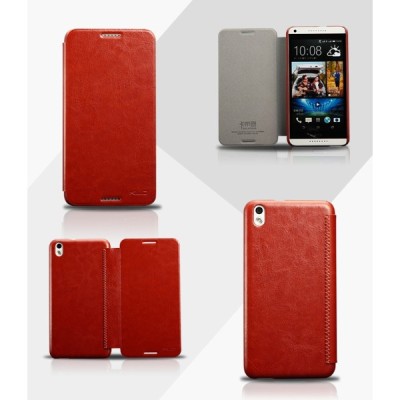 HTC Desire 816 „Kalaideng“ Enland ādas atvēramais brūns futrālis / Vacins.lv