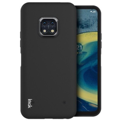 Nokia XR20 „Imak“ твердый силиконовый чехол из TPU чёрного цвета | Vacins.lv