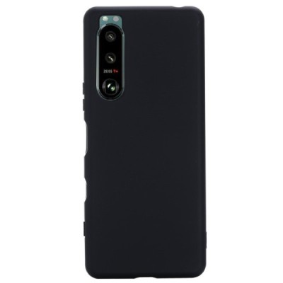 Sony Xperia 5 III Shell (TPU) твердый силиконовый чехол - чёрный | Vacins.lv