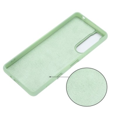 Sony Xperia 5 III Shell (TPU) твердый силиконовый чехол - зелёный | Vacins.lv