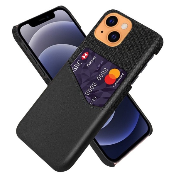 Кожаный чехол „KSQ“ Shell - чёрный (iPhone 13 Mini)