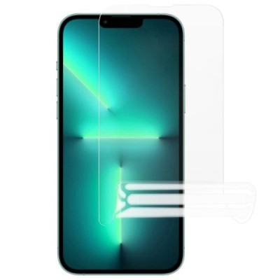 Apple iPhone 13 (13 Pro) JUNLI (TPU) dzidra ekrāna aizsargplēve (pilnīgi aizsedzama) | Vacins.lv