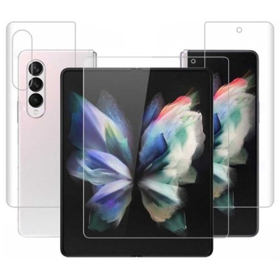 Samsung Galaxy Z Fold3 5G (F926B) aizsargplēves ekrānam un aizmugurējai daļai - dzidras | Vacins.lv