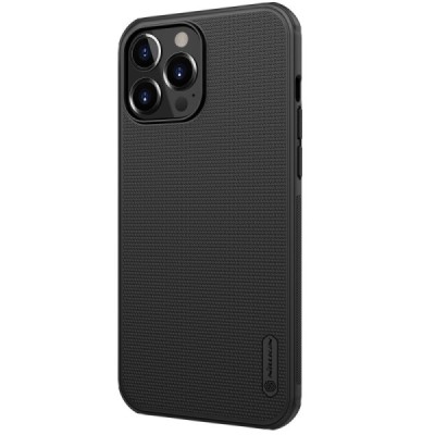 Apple iPhone 13 Pro Max „Nillkin“ Frosted Shield Pro чёрный чехол | Vacins.lv