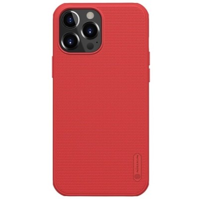 Apple iPhone 13 Pro Max „Nillkin“ Frosted Shield Pro красный чехол | Vacins.lv