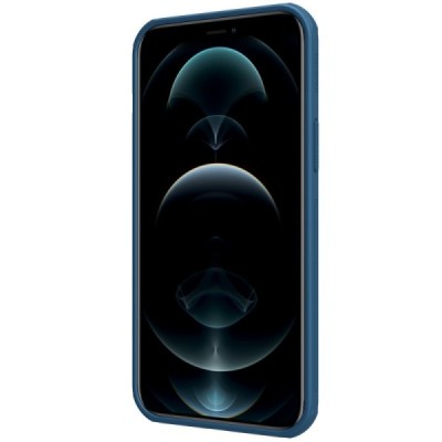 Apple iPhone 13 Pro Max „Nillkin“ Frosted Shield Pro синий чехол | Vacins.lv