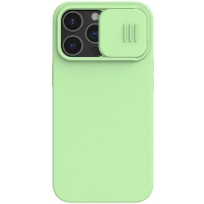 Apple iPhone 13 Pro Max „Nillkin“ CamShield MagSafe зелёный чехол с защитой камеры | Vacins.lv