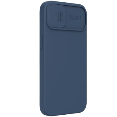 Apple iPhone 13 Pro „Nillkin“ CamShield MagSafe синий чехол с защитой камеры | Vacins.lv