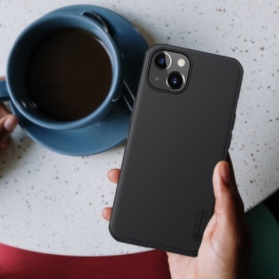Apple iPhone 13 „Nillkin“ Frosted Shield Pro melns vāciņš, apvalks | Vacins.lv