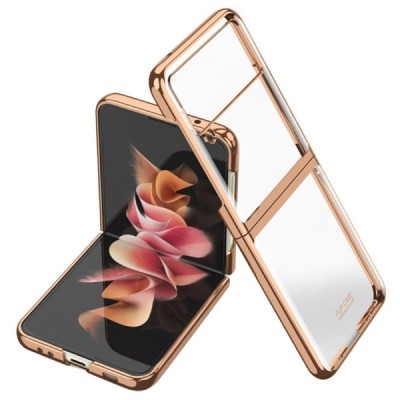 Samsung Galaxy Z Flip3 (F711) GKK dzidrs plastika zelta apvalks | vacins.lv