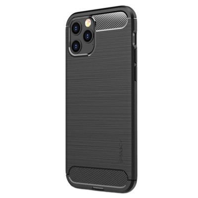 Apple iPhone 13 Pro Max „IPAKY“ Carbon твердый силиконовый чехол (TPU) - черный | Vacins.lv