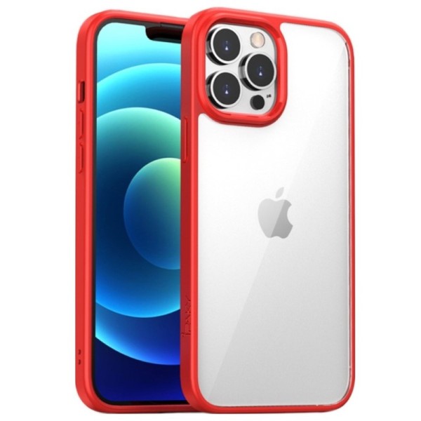 „IPAKY“ Royal чехол - прозрачный, красный (iPhone 13 Pro)