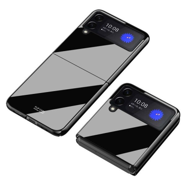 „Piano“ Design plastmasas apvalks - melns (Galaxy Z Flip3)
