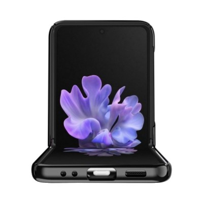 Samsung Galaxy Z Flip3 (F711) „Piano“ Design melns plastika apvalks | vacins.lv