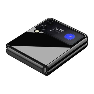 Samsung Galaxy Z Flip3 (F711) „Piano“ Design melns plastika apvalks | vacins.lv