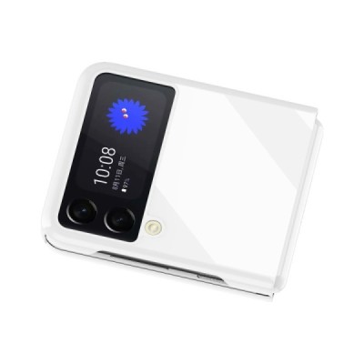 Samsung Galaxy Z Flip3 (F711) Piano Design пластиковый белый чехол | Vacins.lv