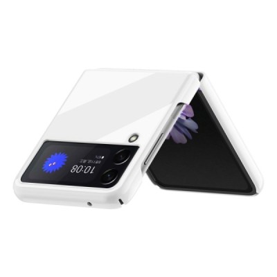 Samsung Galaxy Z Flip3 (F711) Piano Design пластиковый белый чехол | Vacins.lv