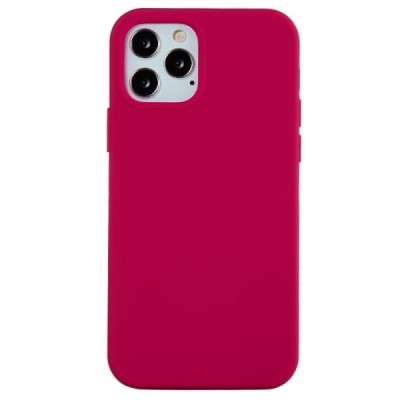 Apple iPhone 13 Pro Max Shell cieta silikona (TPU) tumši rozs apvalks | vacins.lv