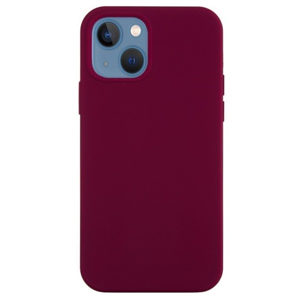 „Shell“ cieta silikona (TPU) apvalks - bordo (iPhone 13)