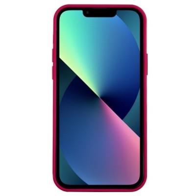 Apple iPhone 13 Mini Shell cieta silikona (TPU) tumši rozs apvalks | vacins.lv