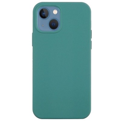 Apple iPhone 13 Mini Shell cieta silikona (TPU) tumši zaļš apvalks | Vacins.lv