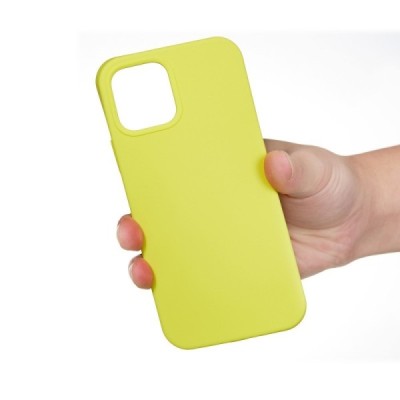 Apple iPhone 13 Mini Shell cieta silikona (TPU) dzeltens apvalks | vacins.lv