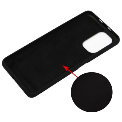 Xiaomi Poco F3 (Mi 11i) Shell (TPU) твердый силиконовый чехол - чёрный | Vacins.lv