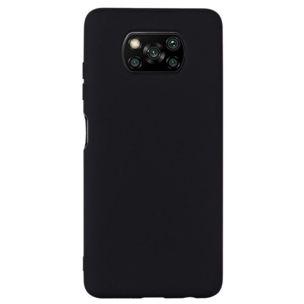 Твердый силиконовый чехол (TPU) „Shell“ - чёрный (Poco X3 / X3 Pro)