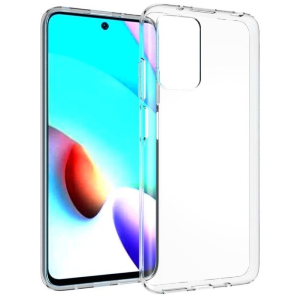 Твердый силиконовый чехол (TPU) - прозрачный (Redmi 10)