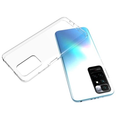 Твердый силиконовый чехол (TPU) для Xiaomi Redmi 10  - прозрачный | Vacins.lv