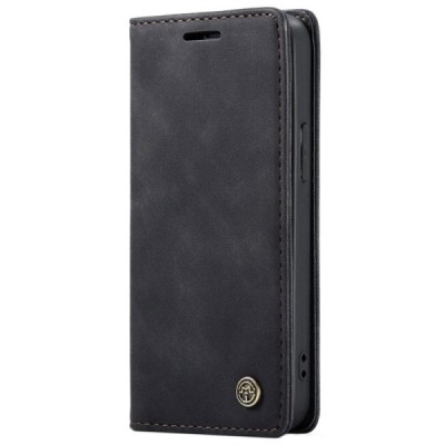 Apple iPhone 13 Mini CaseMe Retro открываемый, чёрного цвета, кожаный чехол – книжка | Vacins.lv
