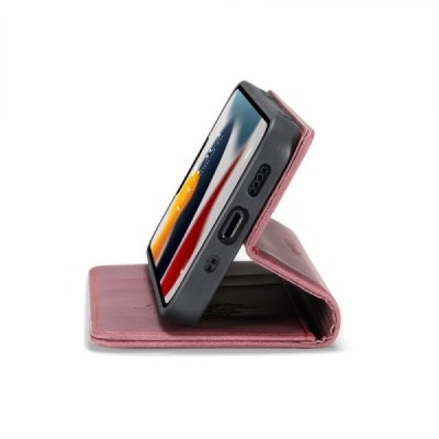 Apple iPhone 13 Mini CaseMe Retro открываемый, бордового цвета, кожаный чехол – книжка | Vacins.lv