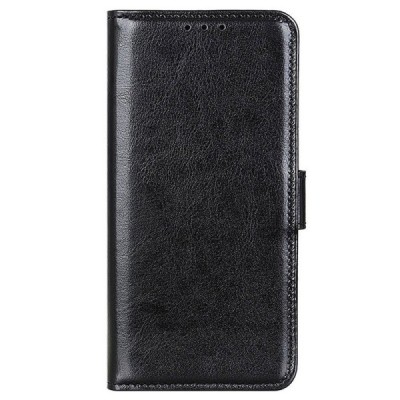 Xiaomi Redmi 10 открываемый чёрный кожаный чехол - книжка | Vacins.lv