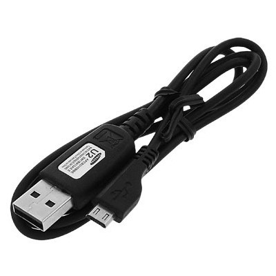 Samsung micro usb baltas laidas (APCBU10BBE) 0,75 m. (originalus) / Priedai.lt