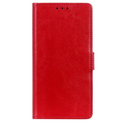 Xiaomi Poco F3 (Mi 11i) открываемый красный кожаный чехол - книжка | Vacins.lv