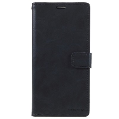 Mercury Blue Moon кожаный чехол-книжка Apple iPhone 13 Pro Max чёрного цвета | Vacins.lv